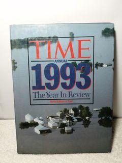 TIME ANNUAL 1993 The Year in Review Hardbound Book, Vintage and Collectible