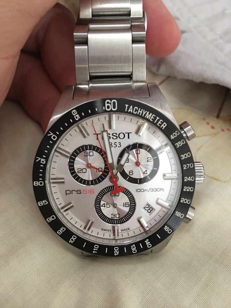 Tissot prs store 516 white