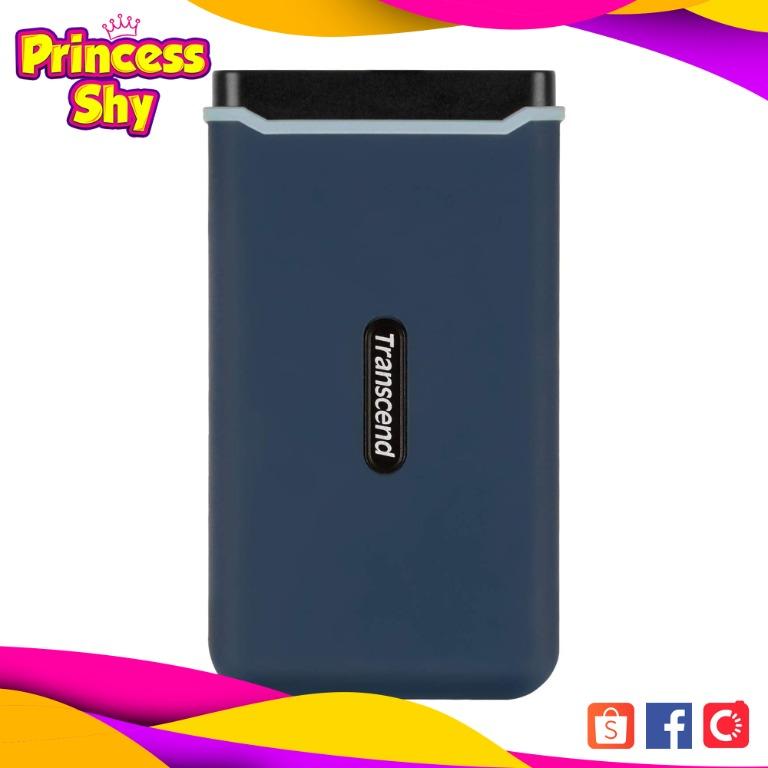 Transcend 250GB ESD370C Portable SSD External Solid State Drive Shock-Resistant USB 3.1 Gen 2 Type C (Category: Computer Parts) located in San Juan City. Submitted by princessshyph (Listing ID 1092141445, Image 1). Description: Brand Transcend Digital Storage Capacity 250 GB Hardware Interface USB Type C, USB 3.1 Type C Cache Size 250 USB 3.1 Gen 2 interface with the support of UASP (USB Attached SCSI Protocol) Transfer speeds up to 1,050 MB/s 3D