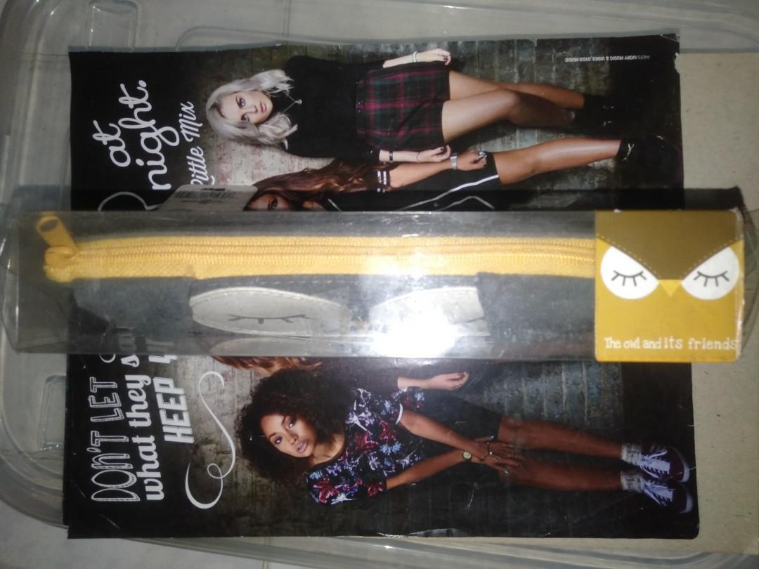 Treein Art Pencil Case (Owl Design) + Muji Pen (Add 5), Hobbies & Toys