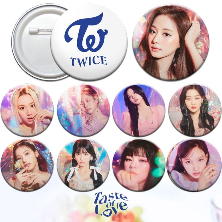 Twice Taste Of Love Teaser Photo03 In Love Kpop Pin Button Badge Brooch 58mm Collection K Wave On Carousell