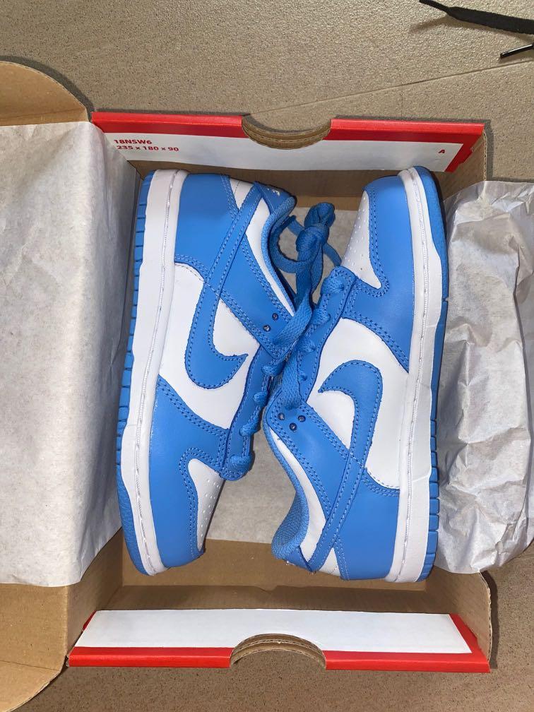 UNC DUNK LOW (PS) preschool 13c, Men's Fashion, Footwear, Sneakers on  Carousell