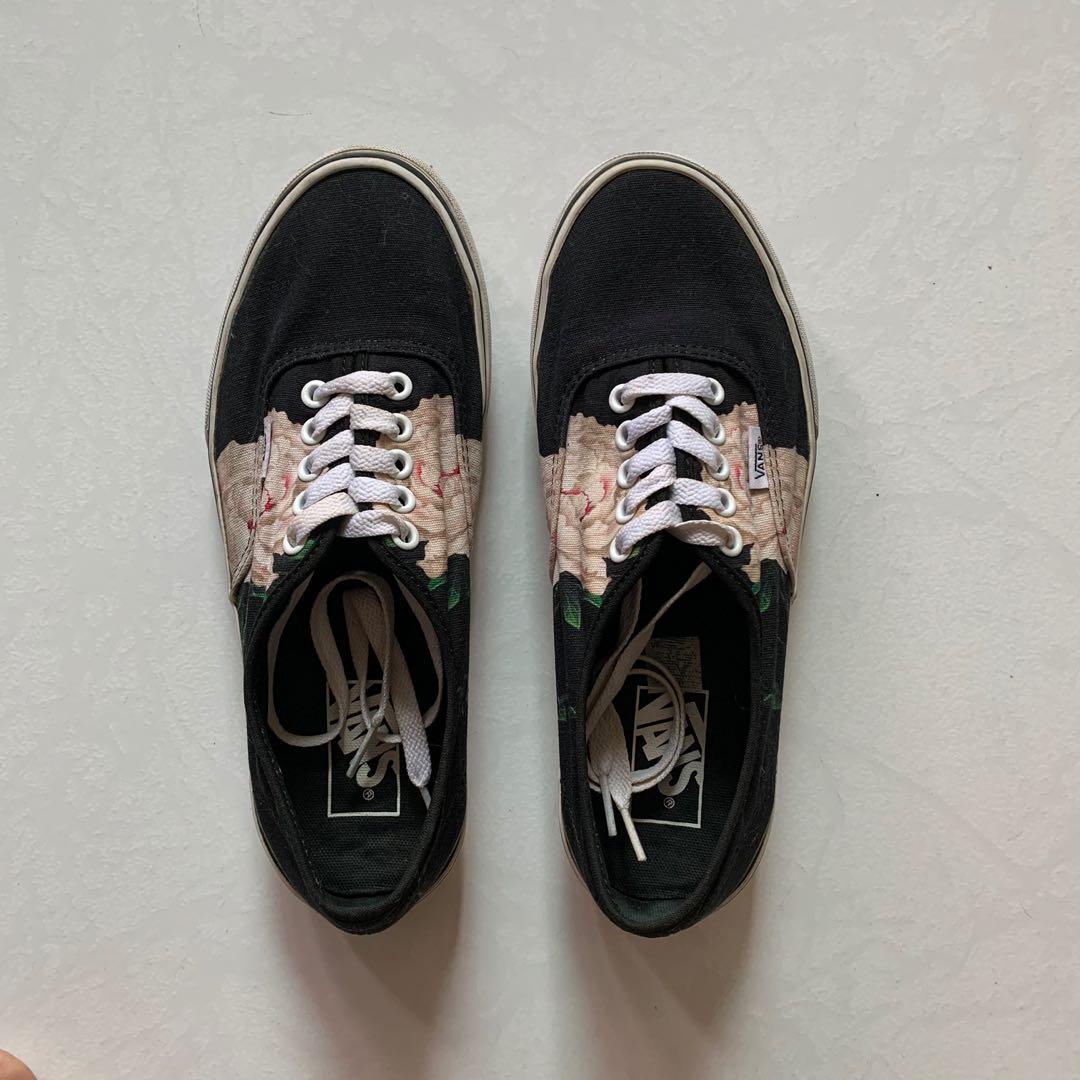 Winter floral authentic discount vans