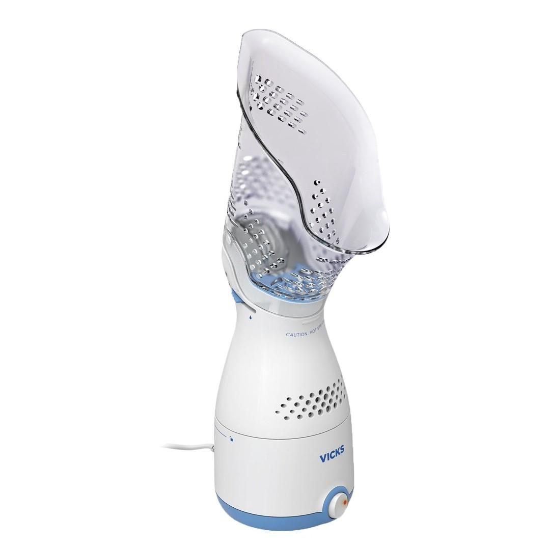 Vicks Personal Sinus Steam Inhaler - 220V (Category: Medical Supplies & Tools) located in Manila. Submitted by laniefg (Listing ID 1092222331, Image 3). Description: Vicks Personal Sinus Steam Inhaler, VIH200 About This Item Original Item from UK. The Vicks Sinus Inhaler helps provide relief from cough and congestion caused by colds, seasonal allergies, and sinusitis. The ergonomic design helps the germ free steam to penetrate nasal, sinus and th