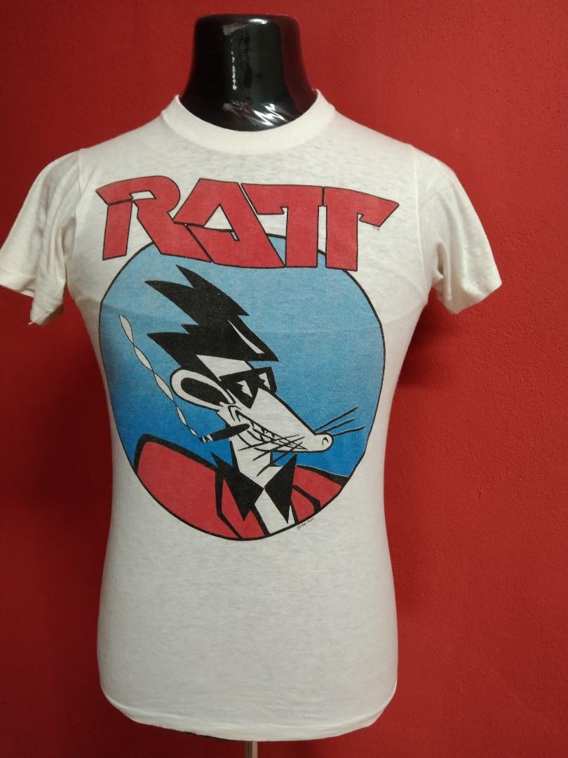 Vintage Ratt band t shirt, Men's Fashion, Tops & Sets, Tshirts