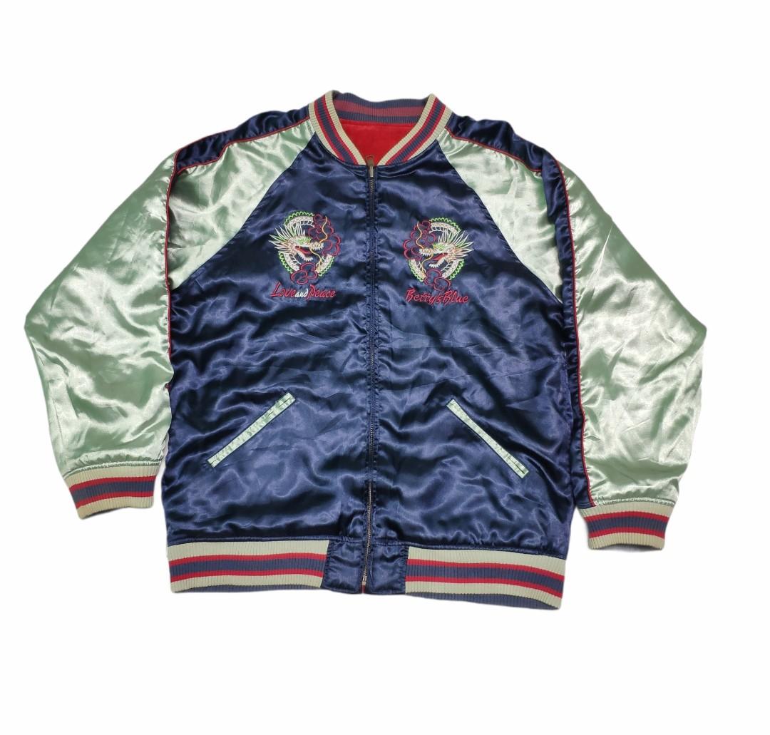 BETTY'S BLUE Souvenir Jacket スカジャン y2k（Vintage Sukajan