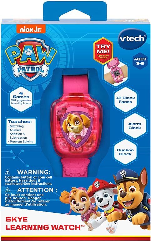 VTech PAW Patrol Learning Watch Marshall Red Chase Blue