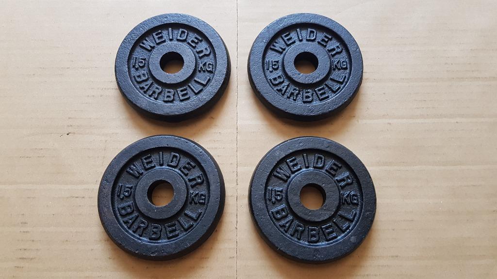 Weider cast deals iron plates