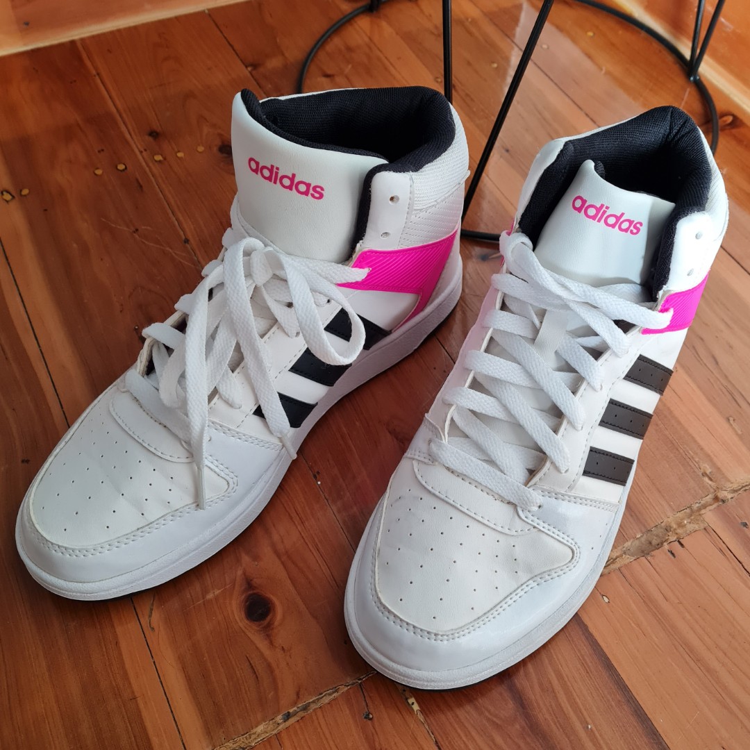 Women s size 8.5 ADIDAS NEO Gorgeous high top sneakers BNWOT