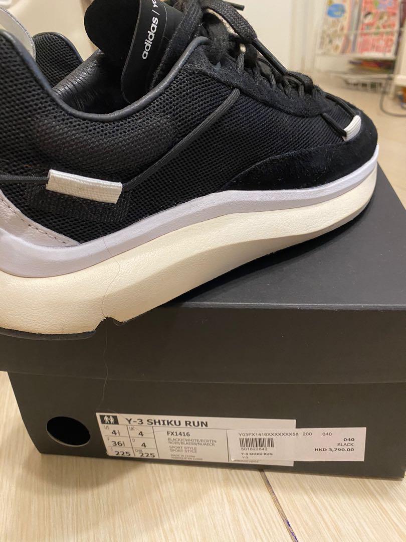 Y-3 SHIKU RUN FX1416(BLACK), 女裝, 鞋, 拖鞋- Carousell