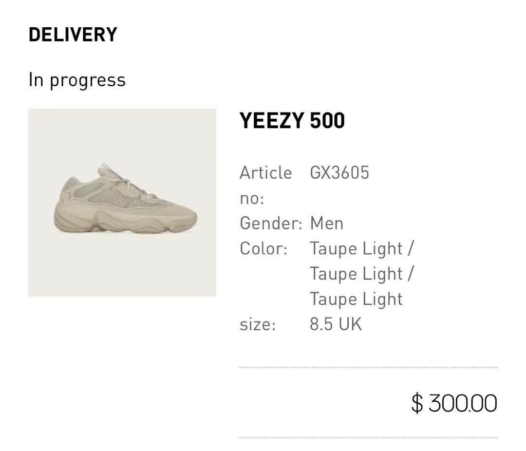 Adidas yeezy 500 size guide sales