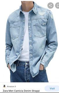 Zara Light Blue Denim Jacket