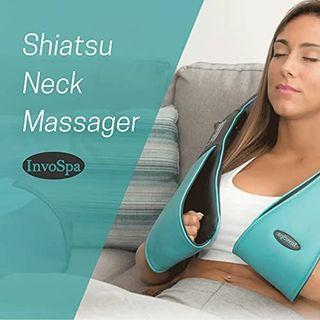 InvoSpa JC-668 Shiatsu Back shoulder and Neck Massager With Heat