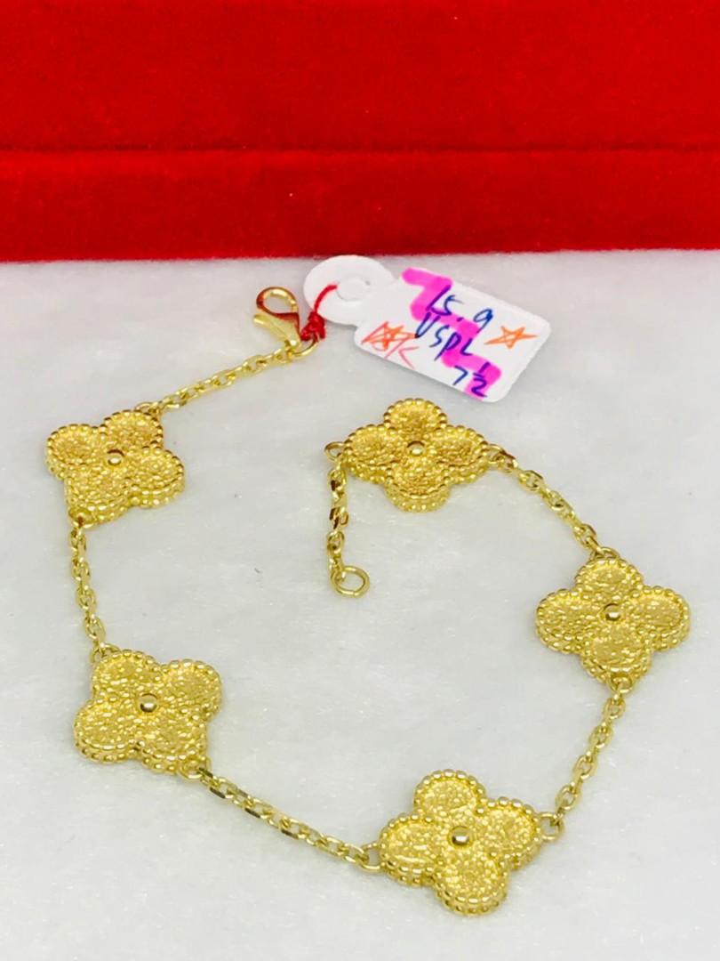 18K Saudi Gold VCA Alhambra Bracelet (Category: Bracelets) located in Manila. Submitted by RealGoldPawnable18K21K24K (Listing ID 1092573708, Image 1). Description: For those interested, Please Read: 🔵 CHECK MY REVIEWS IF YOU DOUBT‼️☺️ 🔴 LEGIT GOLD SELLER w/ DTI Permit Registered📃 ⚫ FYI, All items is based on PER PIECE not Per Gram‼️ ❌ NO MEET UP/NO COD/NO COP ❌ NO CANCELLATION OF ORDER ONCE THE ORDER IS PLACED ❌ ❌ NO RETURN & NO EXCHANGE POLIC