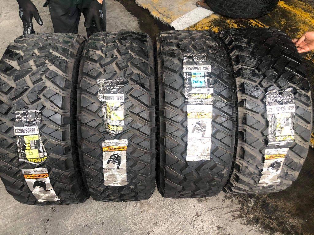 4pcs 295 60 R Nitto Trail Grappler Tires Sold As 4pcs Car Parts Accessories Mags And Tires On Carousell