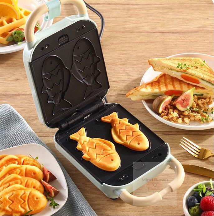 5in1 sandwich toaster donuts waffles Taiyaki maker toaster waffle