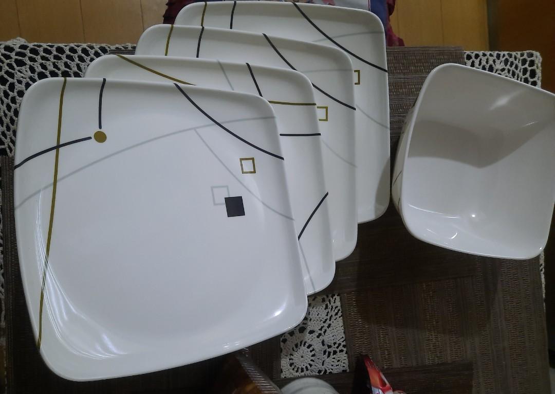 5pcs Dinner Set Big sizes (Category: Dinnerware & Cutlery) located in Pasig City. Submitted by eunsdeclutter (Listing ID 1092594369, Image 2). Description: 5pcs Dinner Set Big size Never Use sizes are not fit in my Cabinet Dish Bought at Sm East Ortigas rfd: Declutter.