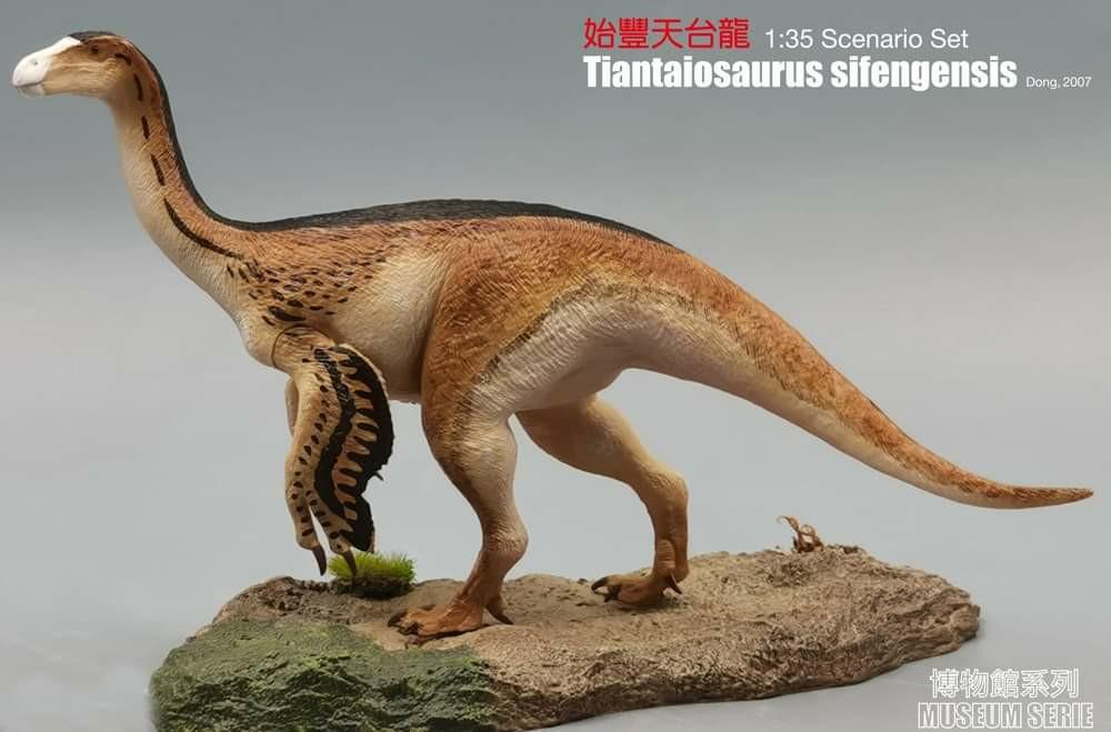 鐮刀龍類 1:35恐龍模型 專業造型及上色 Dinosaur model, 興趣及遊戲, 玩具 & 遊戲類 - Carousell