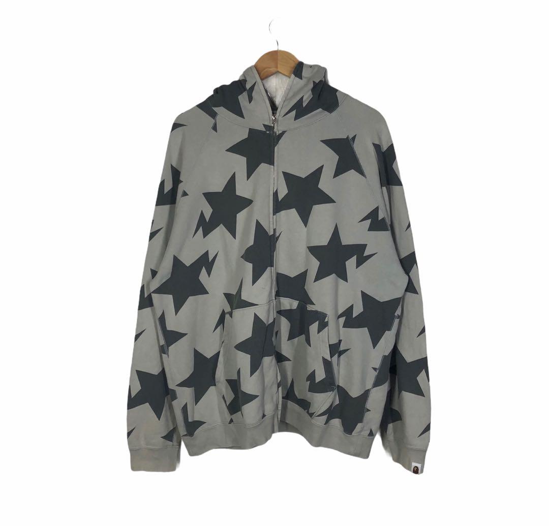 A Bathing Ape Star Hoodie Zipper Men s Fashion Tops Sets