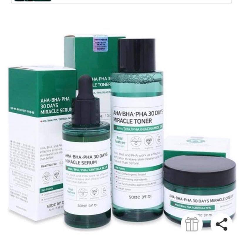 AHA BHA PHA 30 DAYS MIRACLE KIT, Beauty & Personal Care, Face, Face ...