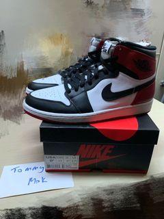 aj1 black toe