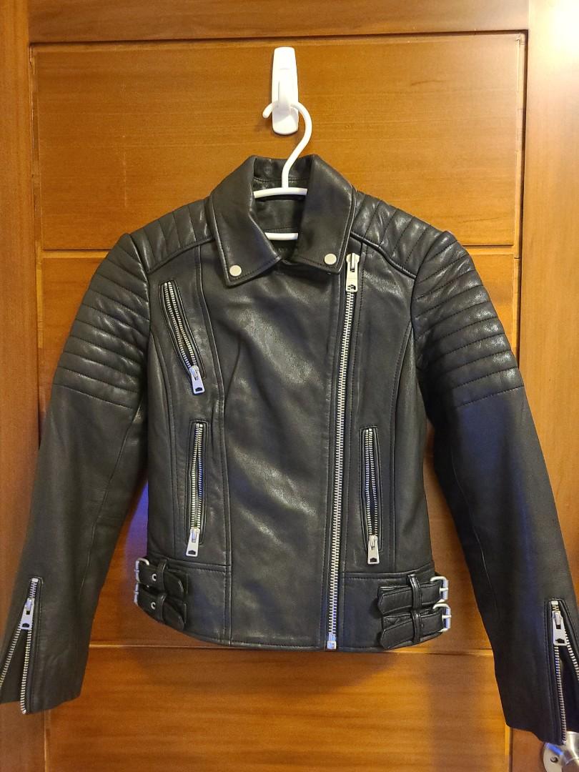 ALLSAINTS PAPIN LEATHER BIKER JACKET