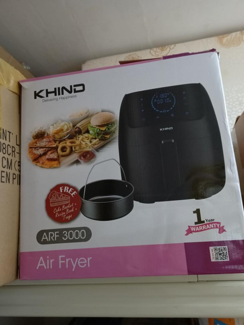 Almost New Khind Air Fryer Tv Home Appliances Kitchen Appliances Fryers On Carousell