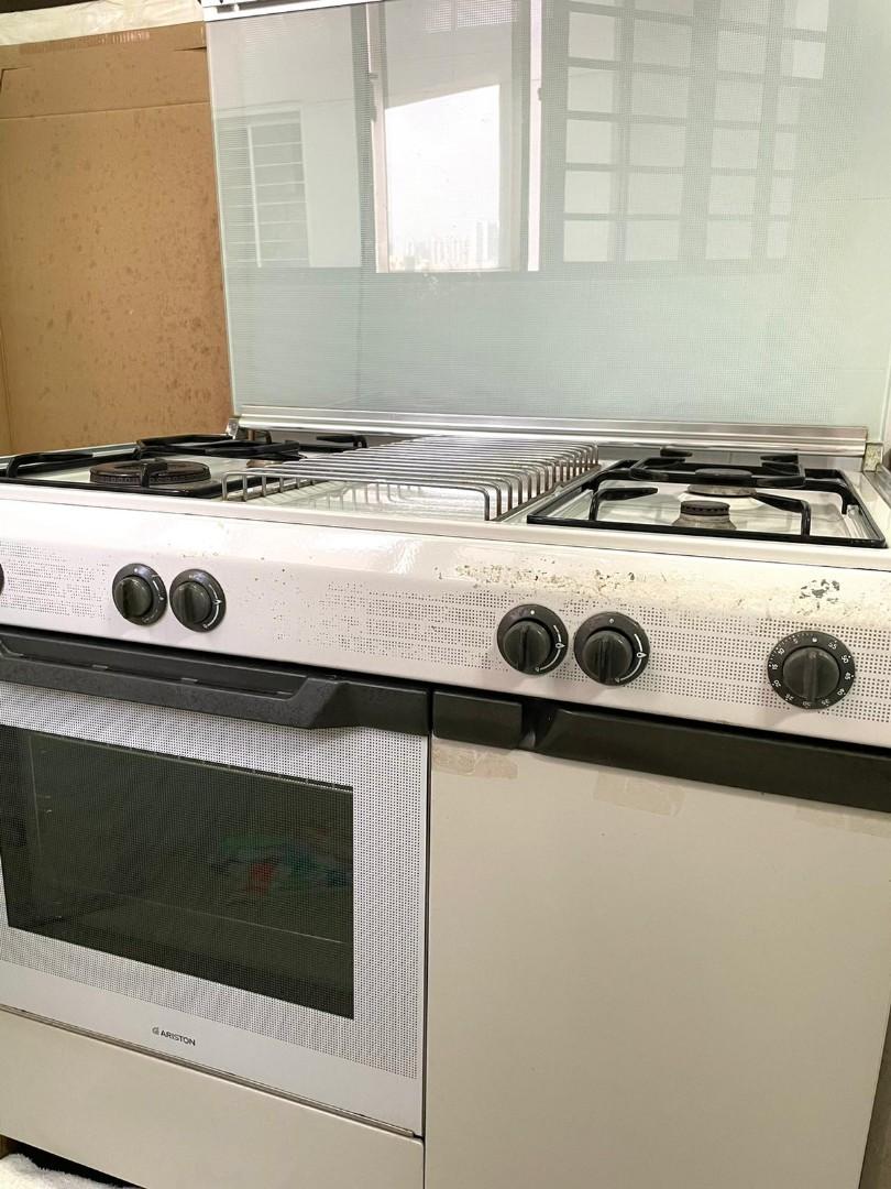 ariston 4 gas stove tv home appliances kitchen appliances other kitchen appliances on carousell