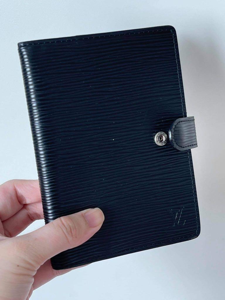 Authentic Louis Vuitton Epi Black Agenda in PM size (Category: Luxury Bags & Wallets) located in Pasig City. Submitted by palmd (Listing ID 1092433653, Image 2). Description: +1k if you want authentic LV papers Gift condition, just kept as gift but never been used, pristine condition Triple your money back guarantee.