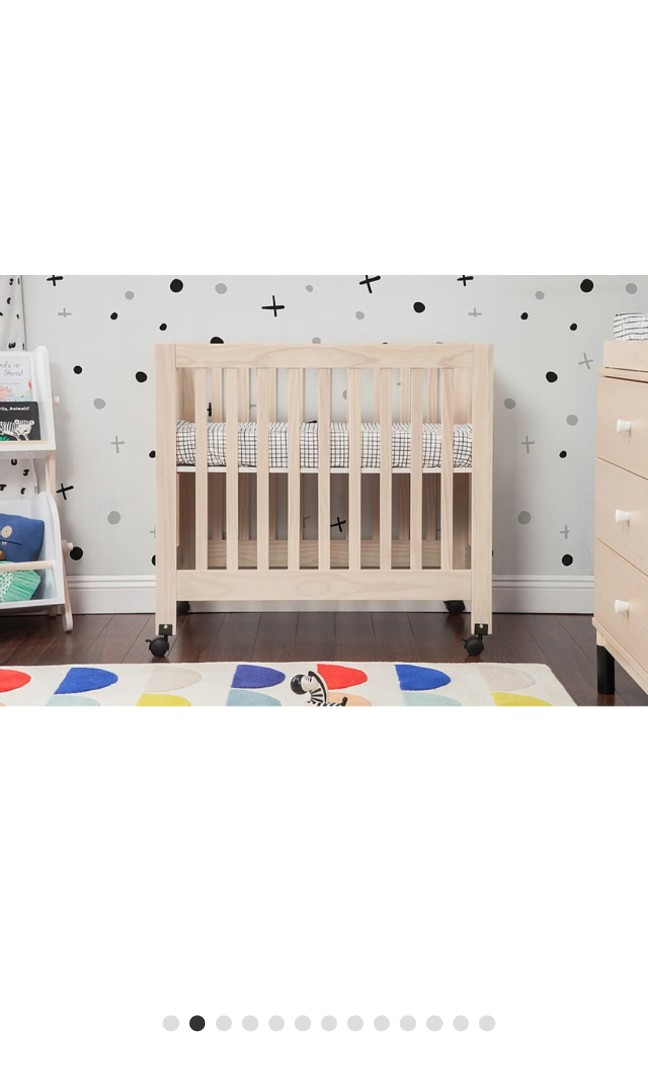 Babyletto origami mini crib washed natural Clearance