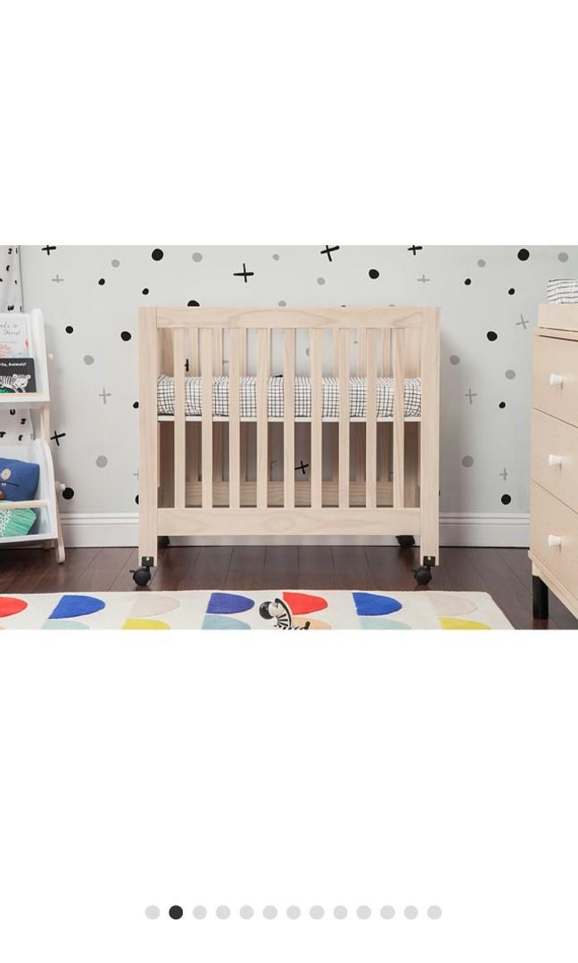 Babyletto Origami Mini Crib (Washed), Babies & Kids, Baby Nursery