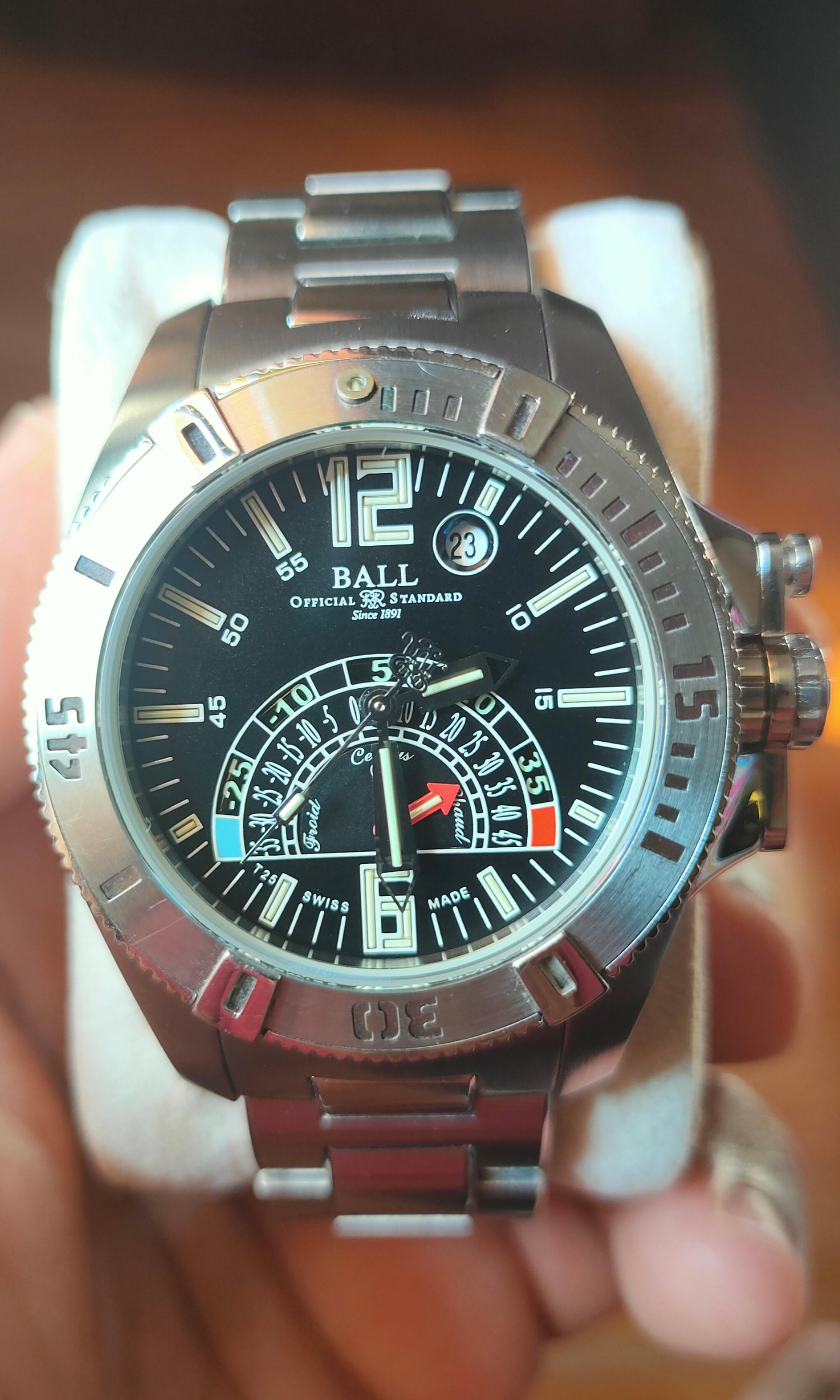 ball watch thermometer