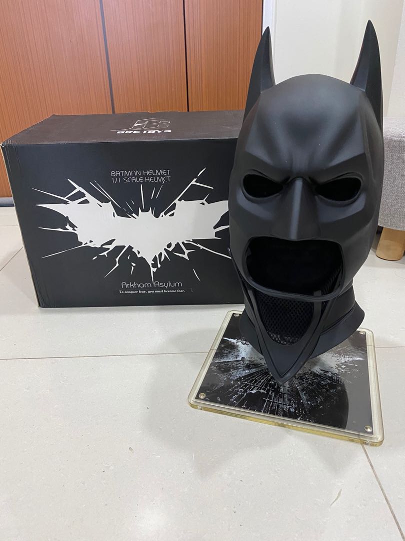 Batman replica helmet from Bretoys, Hobbies & Toys, Toys & Games on  Carousell