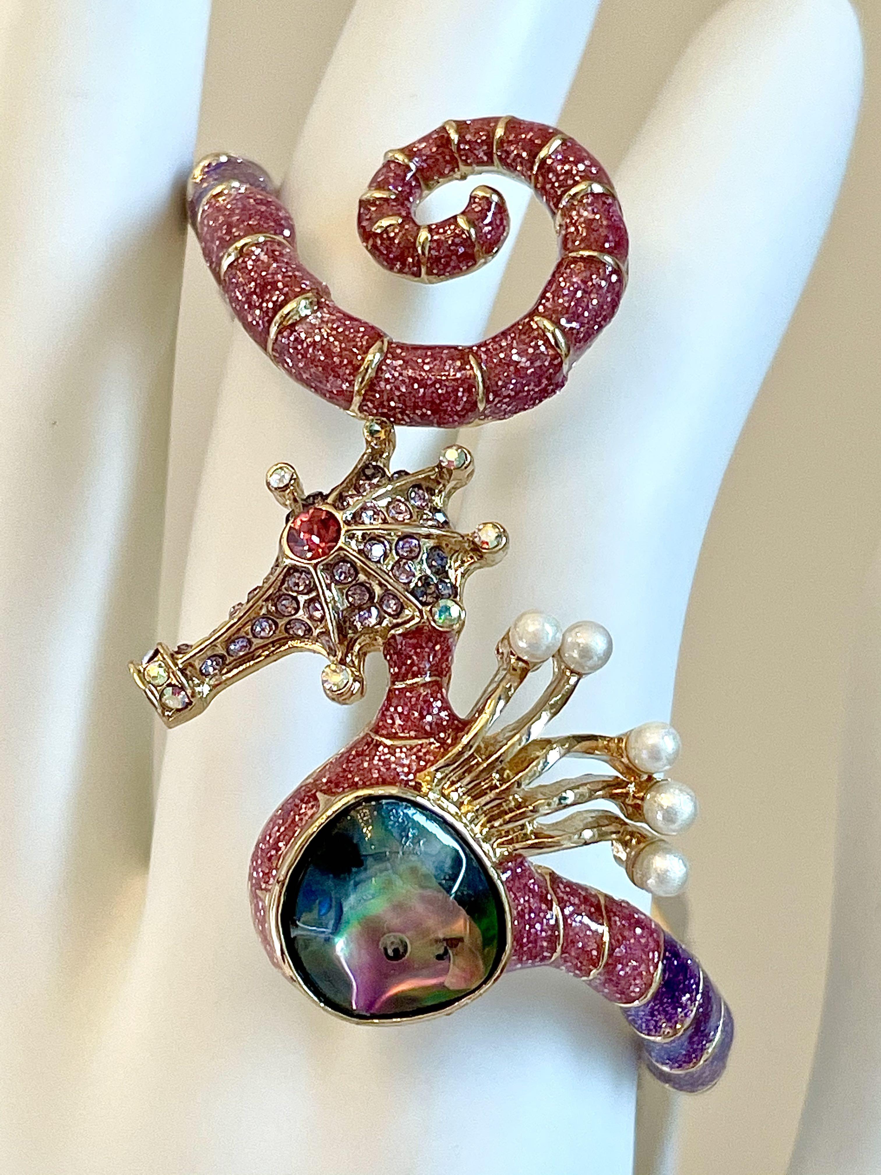 Betsey johnson seahorse bracelet hotsell