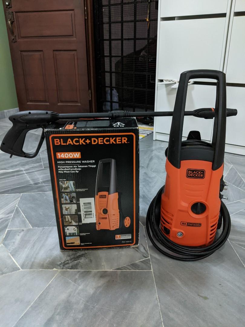 Black & Decker PW1400s Water Jet High Water Pressure Gun, Furniture & Home Living, Gardening