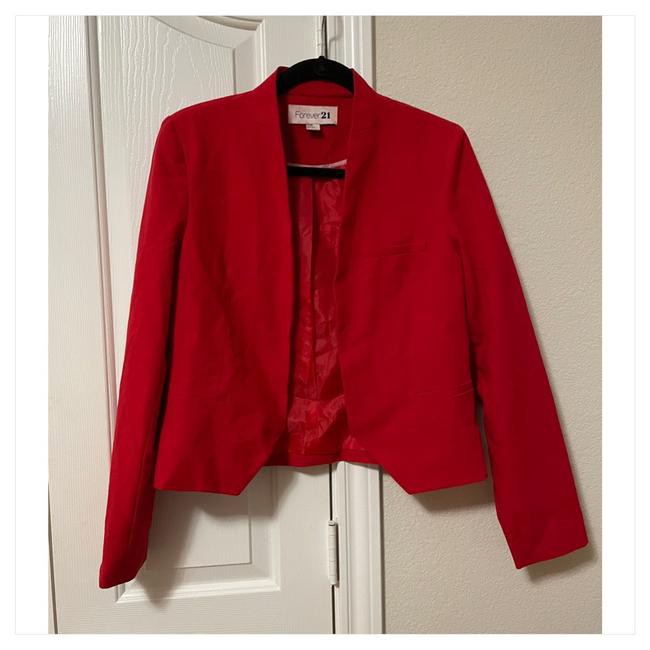 Forever 21 red blazer