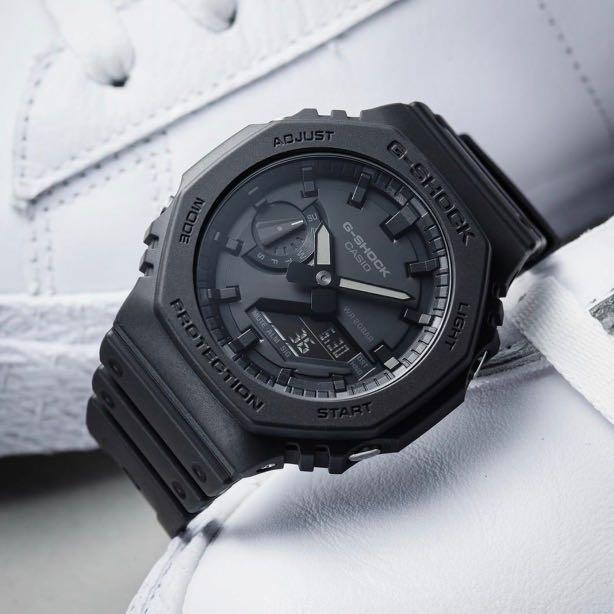 🖤🖤BRAND NEW IN BOX AND 100% AUTHENTIC FULL STEALTH BLACK GA-2100-1A1  CASIOAK , GA21001A1 , ga-2100-1a1 no , GA2110 , knnga2110 , TMJ HITAM G- SHOCK , gshock , casio , Casio, Men's