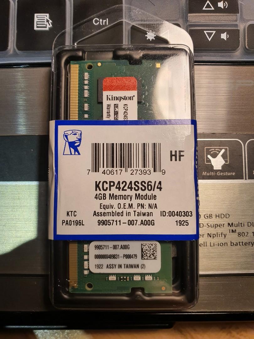 Kingston 4gb ddr4 2400mhz hot sale