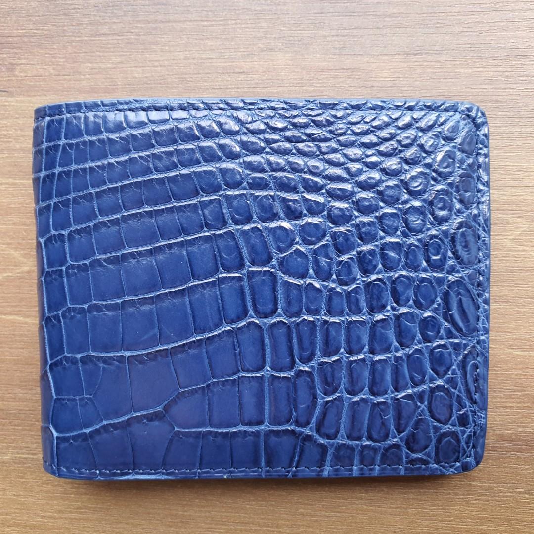 Brand New Kwanpen Blue Crocs Bi Fold wallet