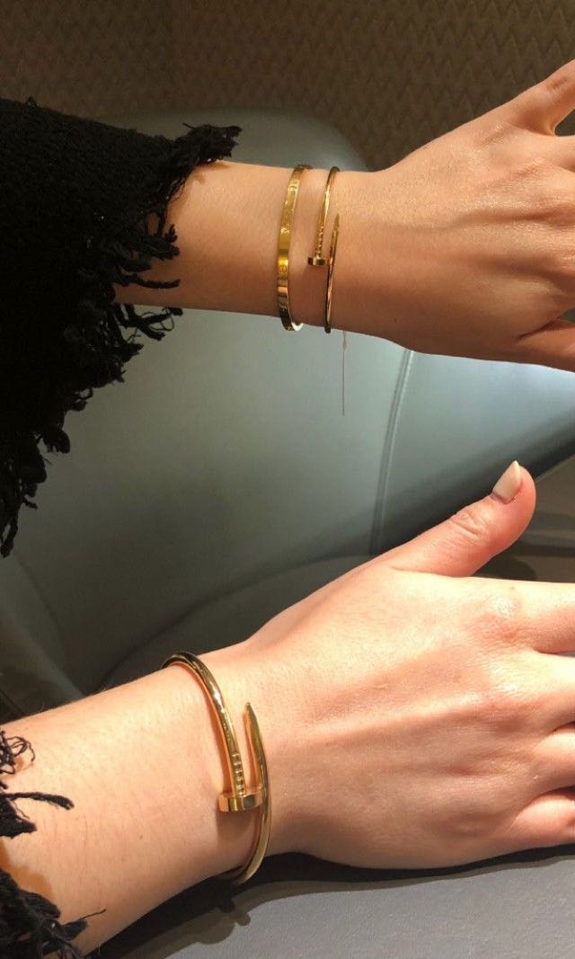 Cartier nail best sale bangle price