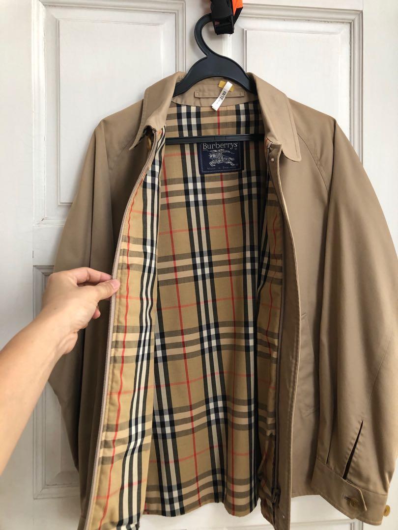 Vintage Burberry jacket, Men's Fashion, Coats, Jackets and Outerwear on  Carousell
