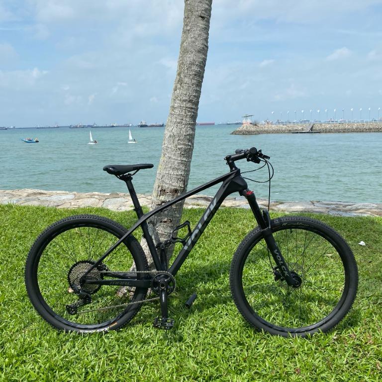 Carbon Fiber Mountain Bike Volck Marl 6 Shimano Deore M6100 Sports Equipment Bicycles Parts Bicycles on Carousell