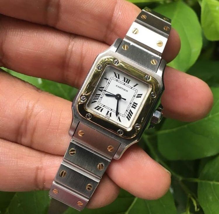 Cartier santos galbee ladies clearance