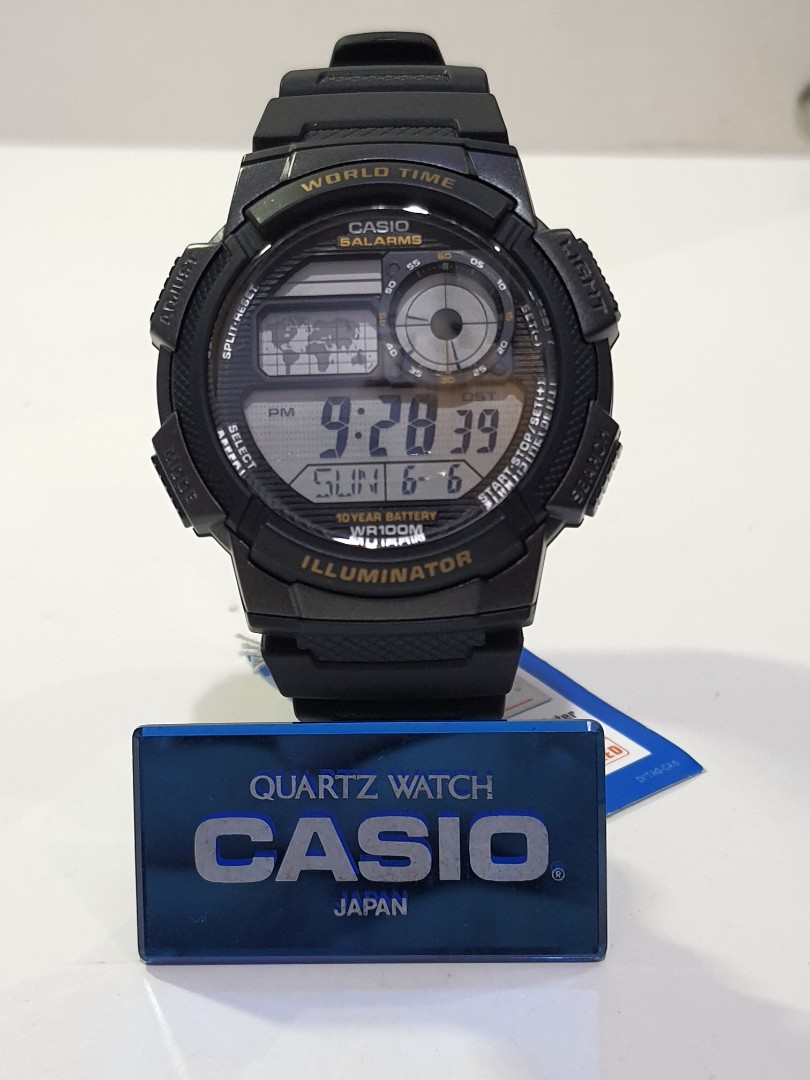 Casio salarms 2025 illuminator