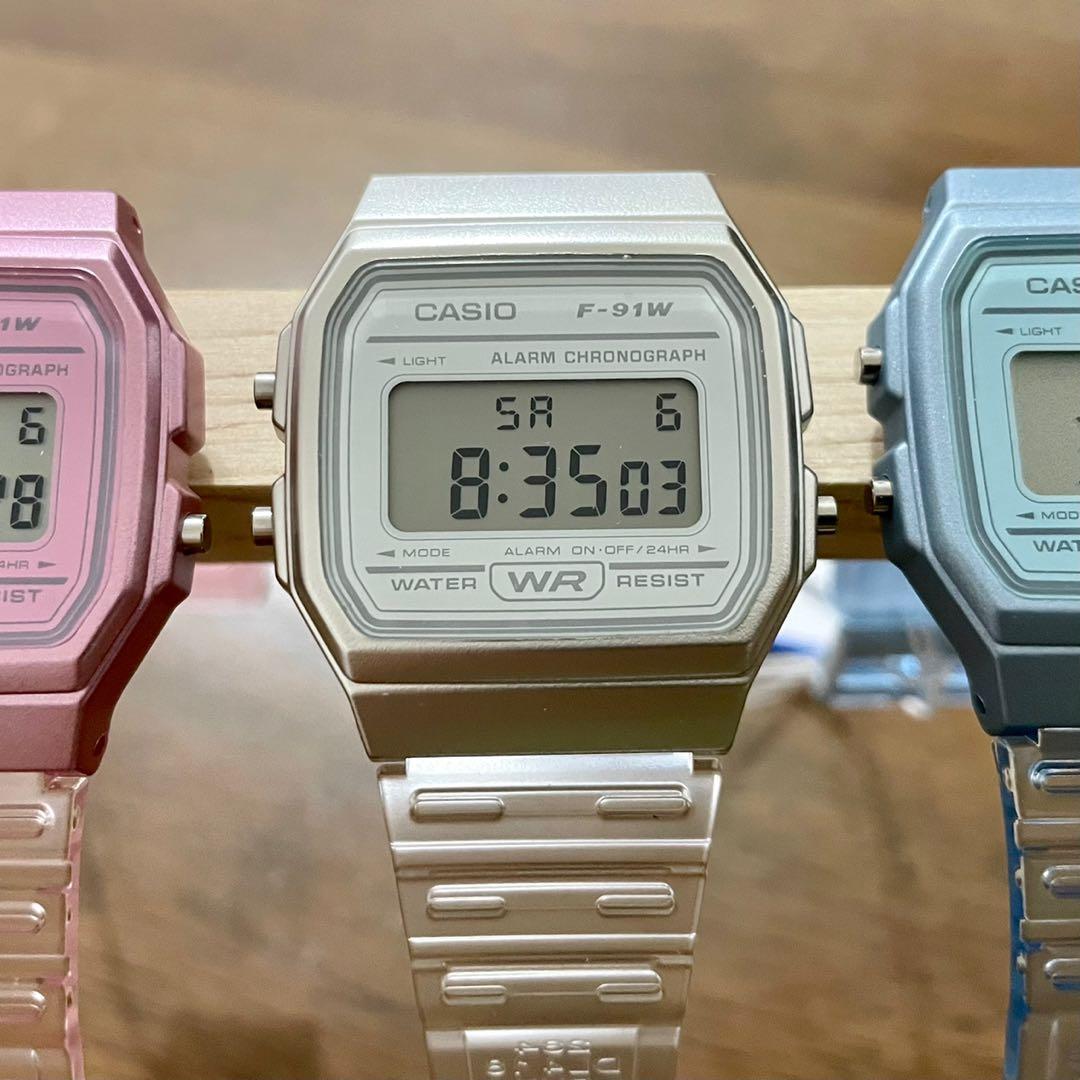 Casio top f91 pink
