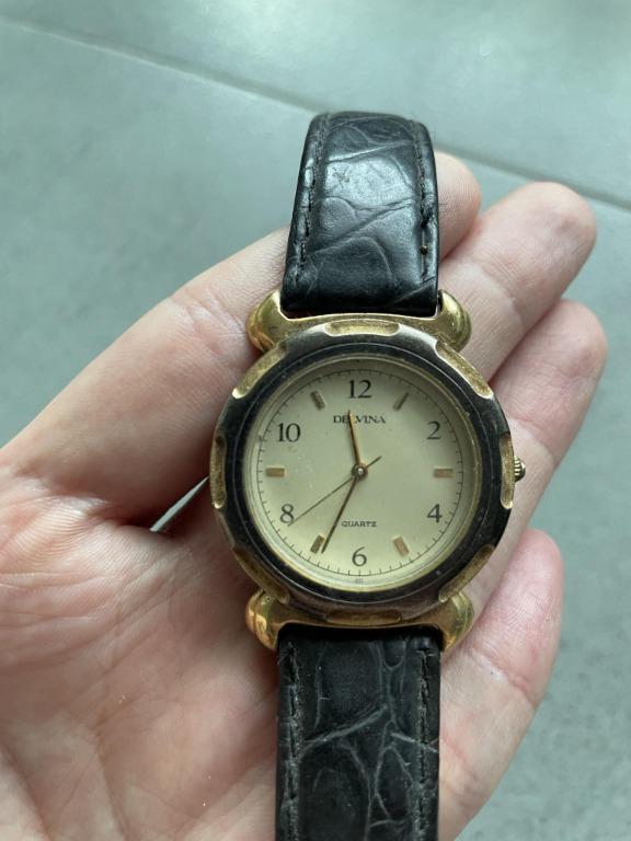 Delvina quartz watch price clearance