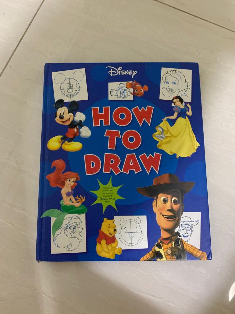 Disney How To Draw Book for Kids, Hobbies & Toys, Books & Magazines, Children's Books on Carousell