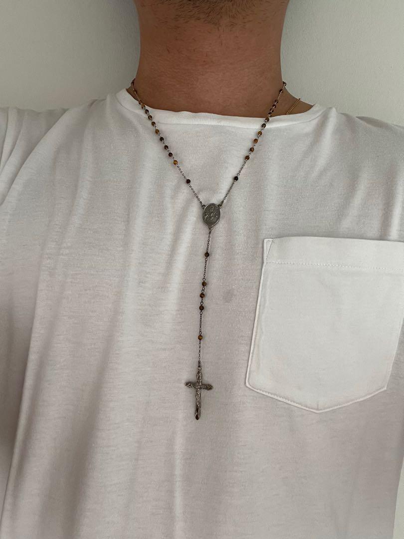 Dolce gabbana rosary sales necklace