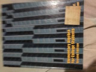 Elementary Algebra for College Students Second Edition (Category: Textbooks) located in Rizal. Submitted by prizexchange (Listing ID 1092460208, Image 1). Description: Elementary Algebra for College Students Second Edition..