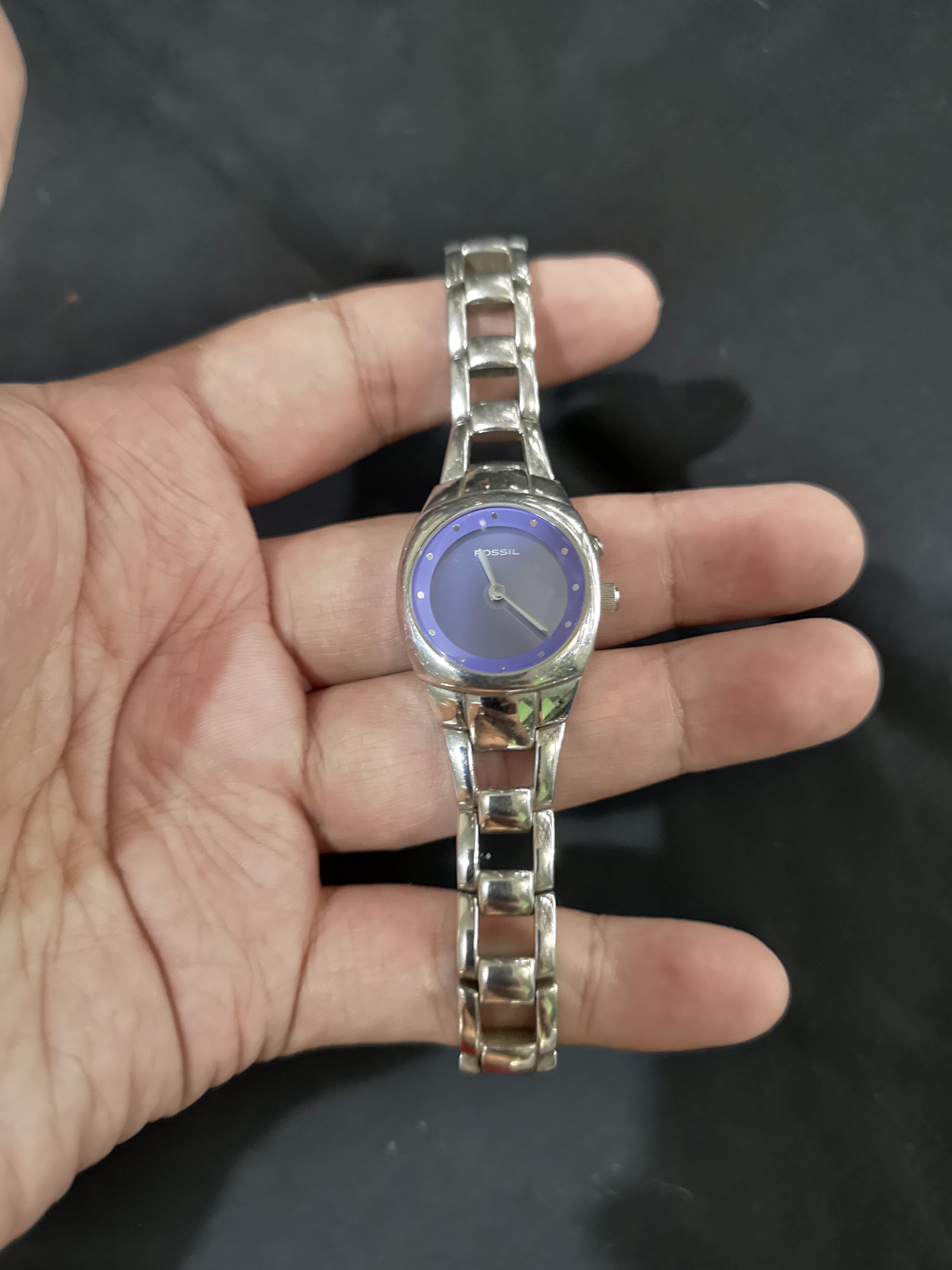 Fossil big tic ladies watch clearance